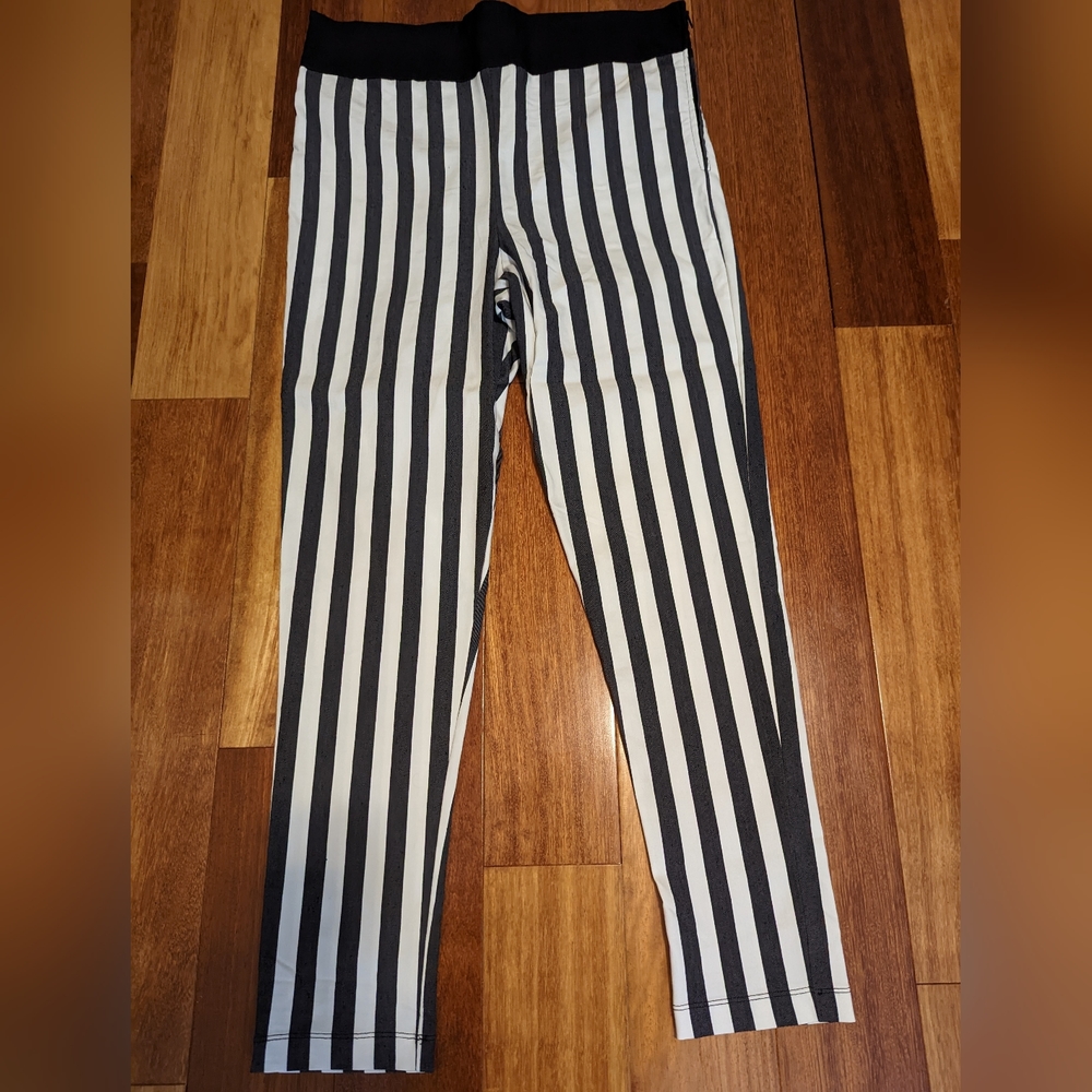 Unique vintage x Beetlejuice striped pants